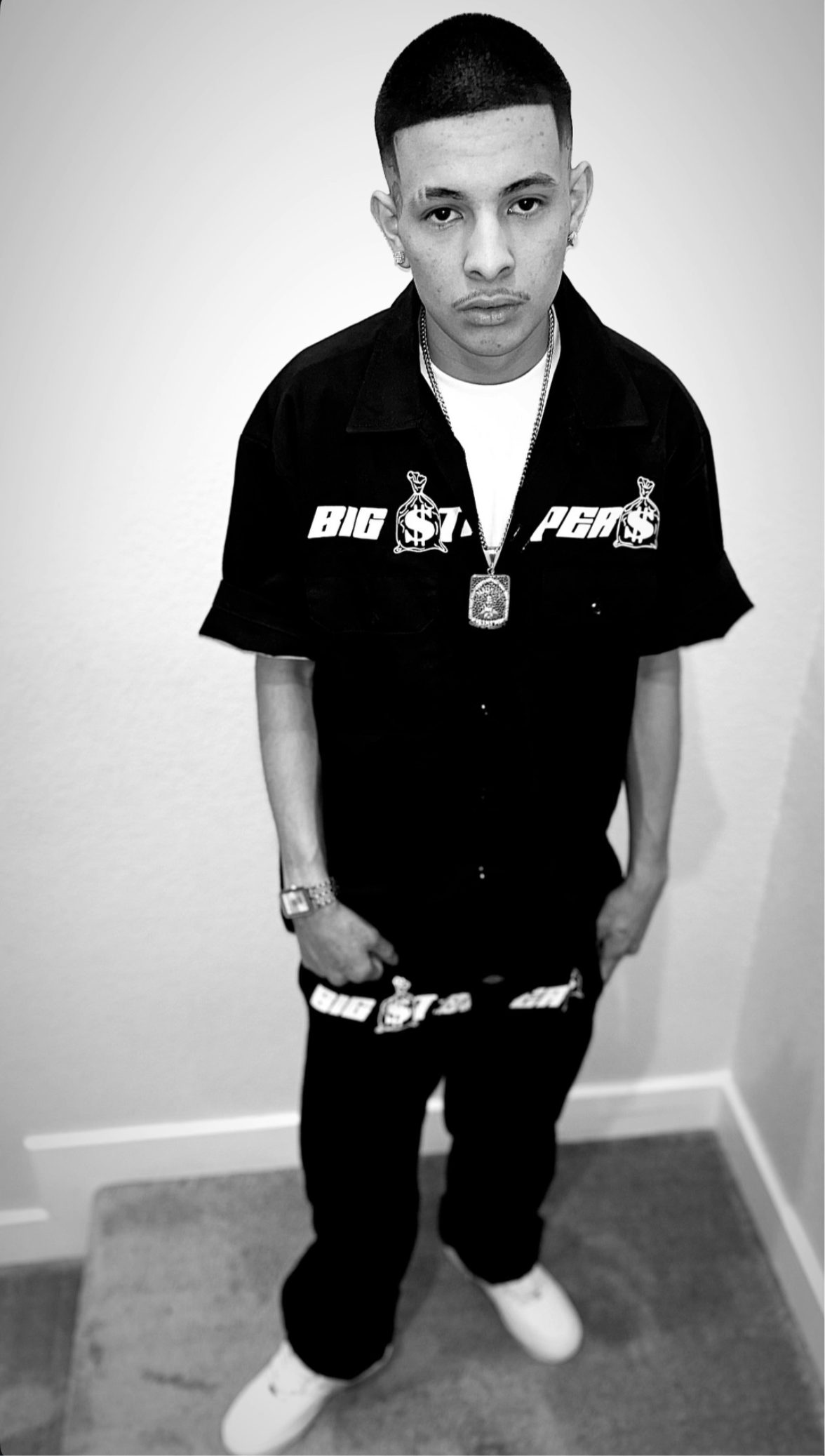 DICKIE STEPPER BUTTON UP